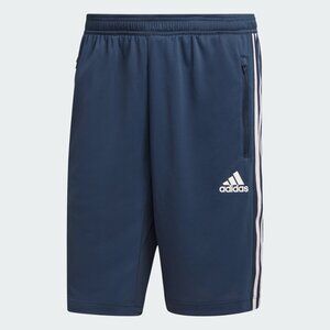 Adidas Dark Blue Sports Shorts with White Stripes- NWT